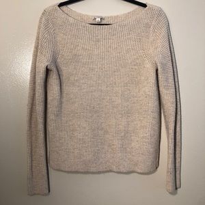 Oatmeal Heather Gap Knit Sweater